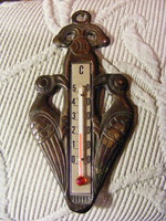Madaras copper wall thermometer