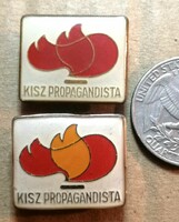 Kisz - propagandist badge 2 different
