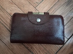 Nice vintage pressed leather women's wallet