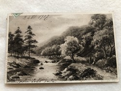 Antique, old postcard - 1907 -3.