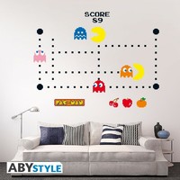 Dekoráció !Falmatricák Pacman Home Decor - Retro Pac Man lakberendezés