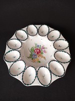 Gmundner ceramic Easter egg holding bowl, offering