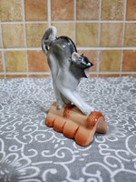 Herend rarity cat on the roof