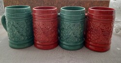 Ceramic jugs for decoration 4 pcs