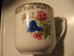 Mutti Mother's Day gilded mug with alpine flowers, Maria Zell memory