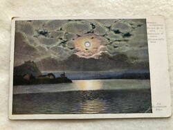 Antik, régi képeslap - 1921                                                       -3.