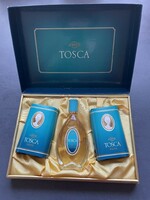 Immaculate, old Tosca cologne and 2 soaps in their own silk-lined gift box