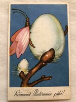 Antik, régi Húsvéti képeslap                                                         -3.