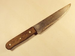 Antique old butcher knife kitchen knife approx. From the early 1900s