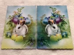 2 db Húsvéti nyuszis képeslap                                                         -3.