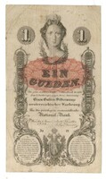 1 forint / gulden 1858 3. eredeti tartás