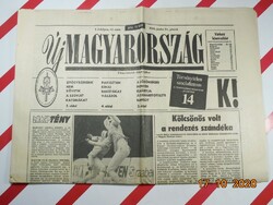 Old retro newspaper - new Hungary -14.06.1991- As a birthday present