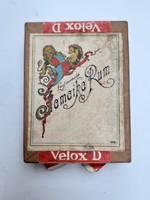 Old box of jamaica rum labeled vintage paper box