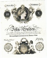 Ausztria 10 Osztrák-Magyar gulden 1841 REPLIKA