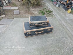 Antique suitcase 2 pieces