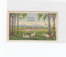 Húsvéti képeslap kicsi üdvözlő kártya postatiszta (3)