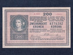 Osztrák-Magyar (háború utáni kiadások) 200 Korona bankjegy 1918 REPLIKA (id64673)