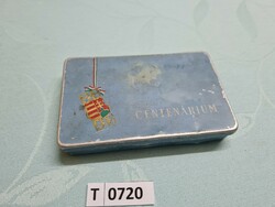 T0720 1848-1948 Centenárium cigaretta tárca 11,5x7 cm