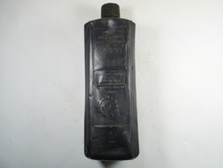 Retro hypo plastic bottle with embossed inscription - karcag and its region is afez. - From the 1980s