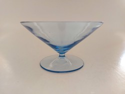 Retro stemmed glass glass blue old drink glass
