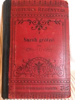 Countess Sarah/ György Ohnet, 1.. Volume. 1891, published by Singer and Wolfner, Budapest