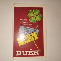 BKV kártyanaptár 1979