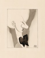 Ralph Barton - Leopold Stokowski Cartoon - Reprint