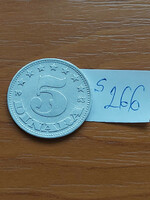 Yugoslavia 2 dinars 1953 alu. S266
