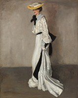 Alfred Henry Maurer - Lány fehér ruhában - reprint
