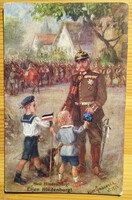 1915 - I. Világháború - Éljen Hindenburg ! - képeslap - (2)