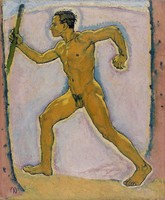 Koloman moser - the naked wanderer - reprint
