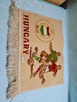 T0711 mlsz Hungarian football tapestry 65x46 cm without fringes