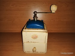 Old wooden leinbrock's ideal coffee grinder