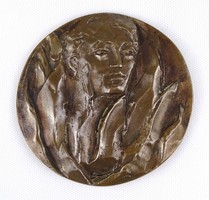 1M137 XX. századi éremművész : Ady Endre bronz plakett