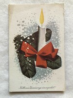 Old Christmas postcard, picture postcard - drawing by István Székely -3.