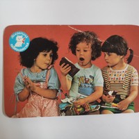Szerencsi chocolate factory card calendar 1983