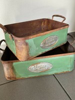 Vintage-Loft dobozok, tárolók, ládák - rozsdás hatás