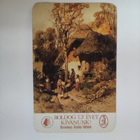 Báv card calendar 1983