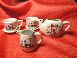 Dollhouse accessories, porcelain coffee set