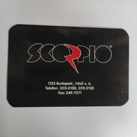 Scorpio  kártyanaptár 1999