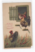 Húsvéti képeslap kakasos 1932