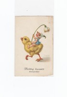 Húsvéti képeslap postatiszta csibés " F. Schenkel"-Artis (sarok hiány)