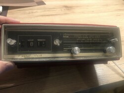Nordmende retro digital clock radio from 1970.