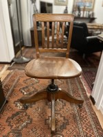 The h. Krug furniture co. Limited, kitchner, ontario, swivel chair on wheels with spring back