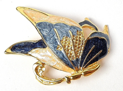 Vintage/retró gyönyörű pillangós bross