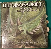 A dinoszauruszok: Az ősvilág lenyűgöző teremtményei - 3D térhatású német nyelvű könyv
