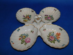 Herend bouquet de herend pattern offering heart with tongs