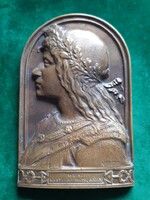 Carving barley: i. Matthias bronze relief