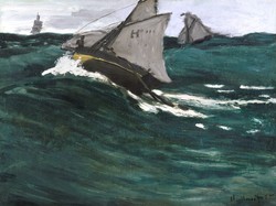 Claude Monet - Zöld hullámok - reprint