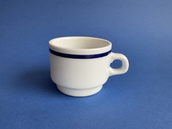 Alföldi vitrin kék csíkos kávéscsésze Uniset